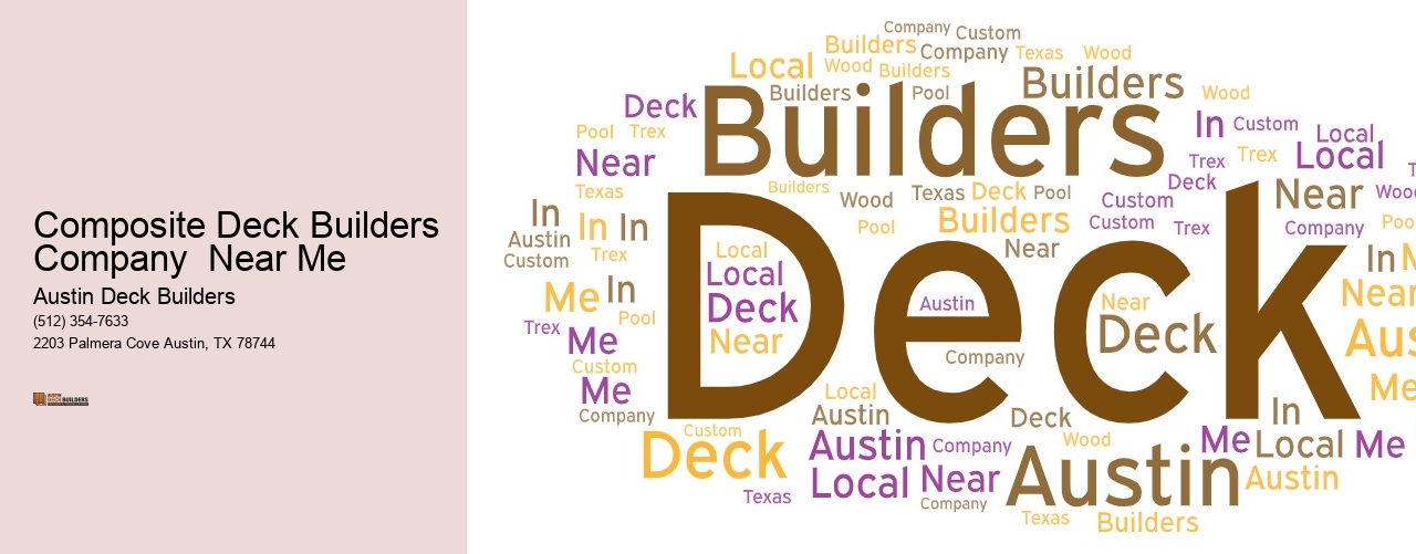 Composite Deck Builders Company  Near Me